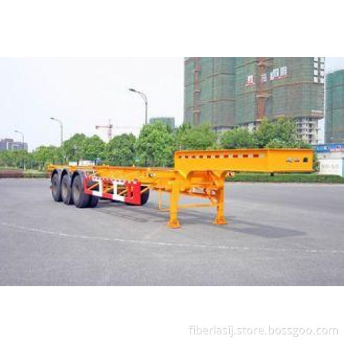 Gooseneck Container Trailer Chassis For 40 Feet Shipping Co